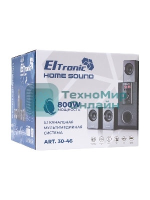Акустическая система ELTRONIC (30-46) HOME SOUND черный