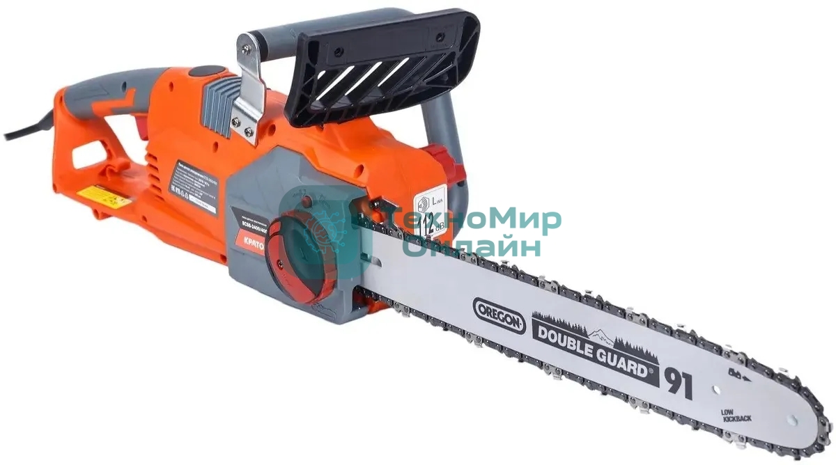 Электрическая цепная пила Кратон ECSS-2400/400 2400Вт 2.4л.с. дл.шины:16