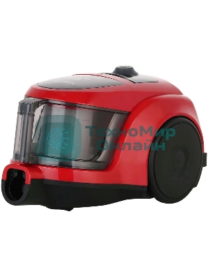 Пылесос Samsung VCC4520S3R/XEV красный, 350/1600 Вт, уборка сухая, пылесборник контейнер 1.3 л