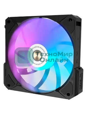 Вентилятор для корпуса Alseye i12B-K3 черный, 120 мм, 1800 об/мин, 33.2 дБ, 4 pin