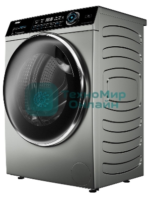 Стиральная машина Haier HW80-B14979S серебристый, загрузка фронтальная 8 кг, 1400 об/мин, класс: A+++