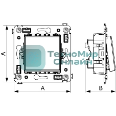 Переключатель одноклавишный в стену DKC 4400113 