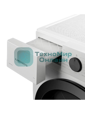 Сушильная машина Kuppersberg DM 593 W, High-Tech, загрузка 8 кг, 15 программ, тепловой насос, электронное кнопочное управление, корзина для сушки, блокировка от детей, энергоэффективность А++, белый