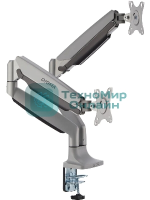 Кронштейн для мониторов ЖК Digma D-MM302D серый 17