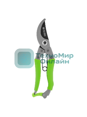 Секатор прямого реза Palisad 200 мм, стальные рукоятки, ПВХ оболочка, BASE