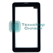 Сенсорное стекло (тачскрин) для Irbis TZ50/TZ52, черное с рамкой