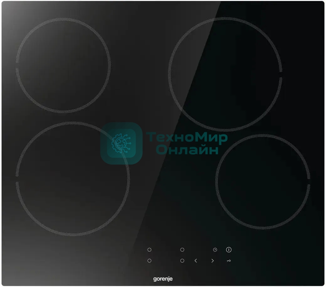 Электрическая варочная панель Gorenje ECT641BSCE Hi-Light, независимая, черный