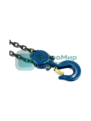 Таль цепная Stels 51947 3 т, h подъема 3 м, расстояние между крюками 500 мм