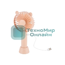 Вентилятор Energy EN-0610 USB (настольный, аккумулятор) розовый