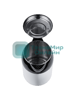 Чайник электрический BBK EK1709P черный/белый