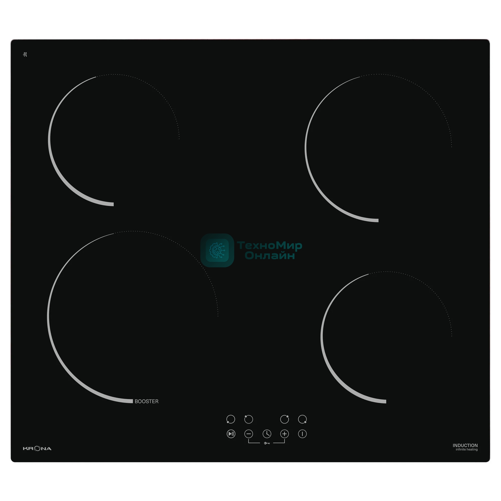 Индукционная варочная панель Krona NECKAR 60 BL черный