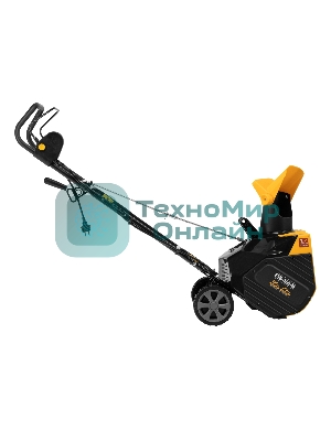 Электрическая снегоуборочная машина Denzel ESB-460-M, 1.8 кВт, металлический шнек, LED фара