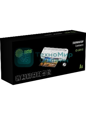 Ламинатор Cactus CS-LAB-F2, 2 вала, A4, 125мкм, 250 мм/мин