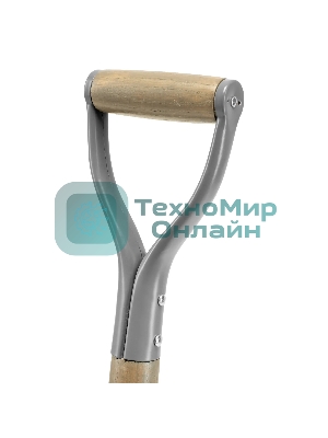 Лопата траншейная профессиональная Palisad LUXE 100х360х1250 мм, с зубьями, ясень, EFP