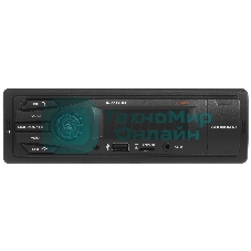 Автомагнитола Soundmax SM-CCR3169B, 1 DIN, Bluetooth, USB Type-A, AUX