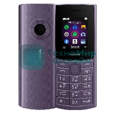 Мобильный телефон Nokia 110 4G TA-1543 DS EAC 48Mb фиолетовый