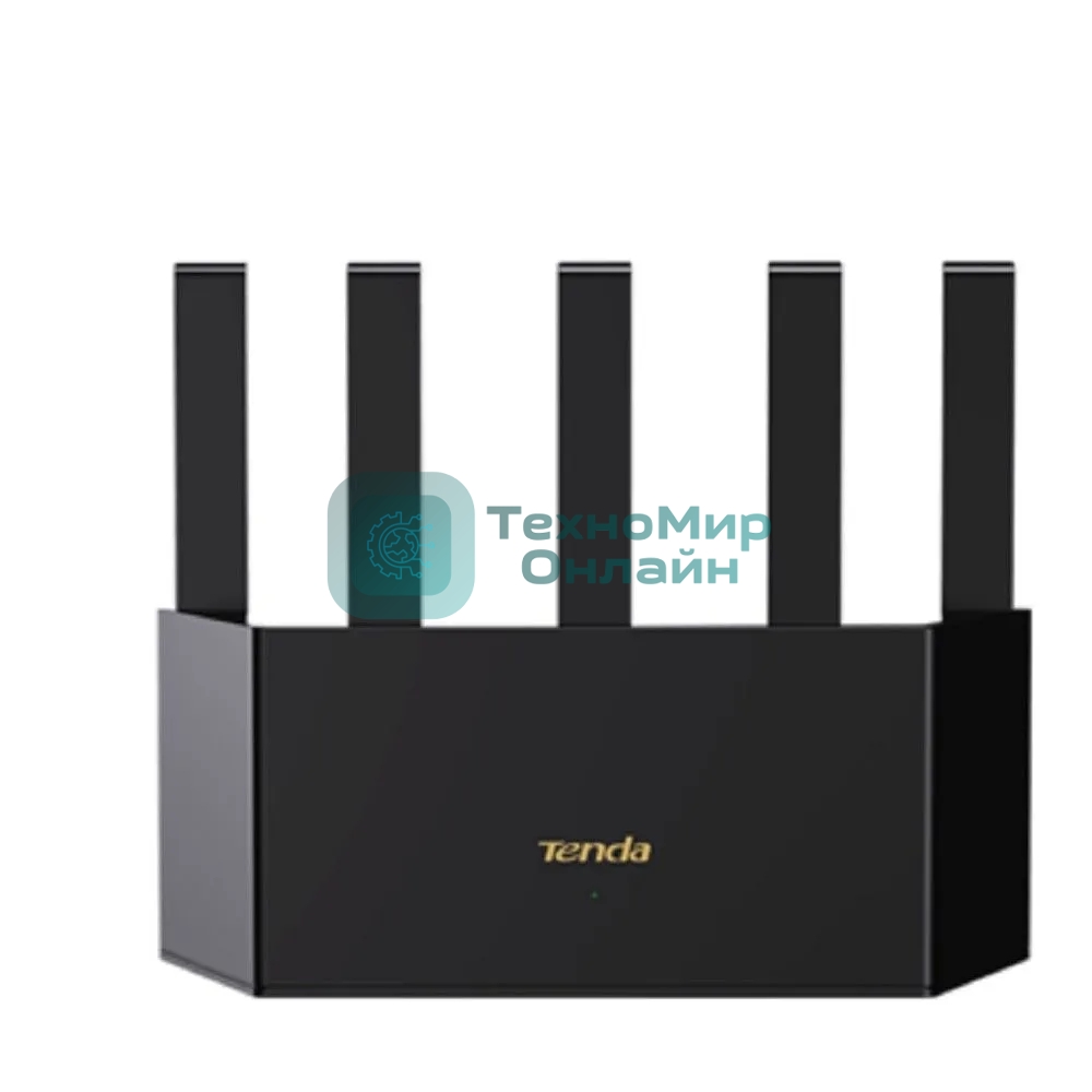 Маршрутизатор Wi-Fi Tenda TX12L PRO двухдиапазонный стандарта AX3000, 5 внешних антенн 6dBi, 1-port 10/100/1000Mbps WAN, 3-ports 10/100/1000Mbps LAN
