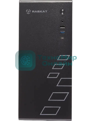 Компьютер Raskat Standart 300 (Intel Core i3 10100, RAM 8Gb, SSD 240Gb, no OS, kb+ms, черный)