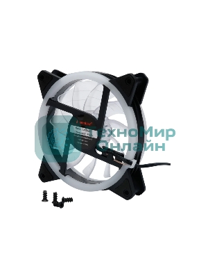 Вентилятор для корпуса Gembird черный, 120 мм, 1200 об/мин, 20.5 дБ, 3 pin