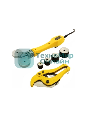 Аппарат для сварки пластиковых труб Denzel DWP-750 750Вт 260-300 град компл. насадок 20-40мм