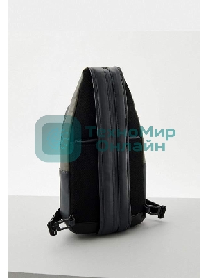 Рюкзак слинг мужской Piquadro Urban CA6540UB00/NGR, кожа, черный/серый