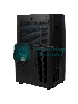 Кондиционер мобильный Ballu Velure BPAC-14 EW/N6 14000 BTU, 35 м², 50 дБ, охлаждение, осушение, черный