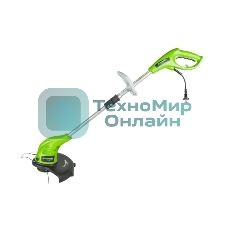 Триммер электрический GREENWORKS GST5033 21217 нижний двигатель 500Вт леска 1.6мм 33см
