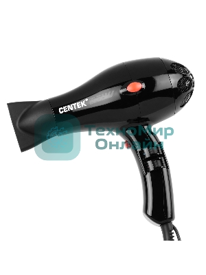 Фен Centek CT-2221 Professional черный, 2200 Вт