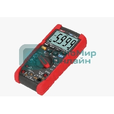 Профессиональный мультиметр UNI-T UT195M Напряжение постоянного/переменного тока (1000 В); постоянный/переменный ток (20А); Сопротивление (60 МОм); Емкость (60 мФ); Частота (40 МГц); Температура (1000 ℃)