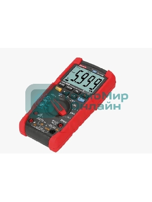 Профессиональный мультиметр UNI-T UT195M Напряжение постоянного/переменного тока (1000 В); постоянный/переменный ток (20А); Сопротивление (60 МОм); Емкость (60 мФ); Частота (40 МГц); Температура (1000 ℃)