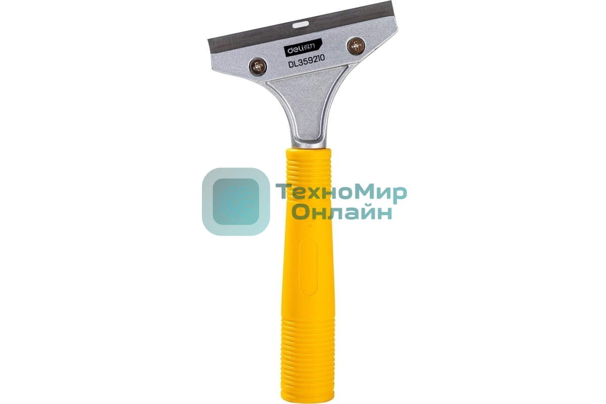 Скребок Deli DL359210 210мм Лезвие SK5, режущая головка из алюминиевого сплава, ручка из полипропилена. Ширина лезвия: 14 мм. Толщина лезвия: 0,5 мм.