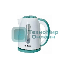 Чайник электрический DELTA DL-1106 белый с мятным