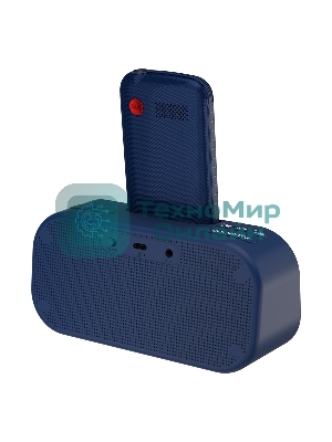 Мобильный телефон Maxvi RT-04 + док-станция, синий