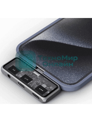 USB-концентратор Satechi Mobile XR Hub with Audio (2х USB Type-C, Mini jack), до 100 Вт, Серый Док-станция ST-HXRAJM