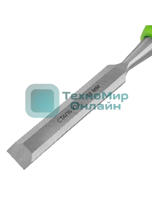 Долото-стамеска Сибртех, 18 мм, двухкомпонентная рукоятка