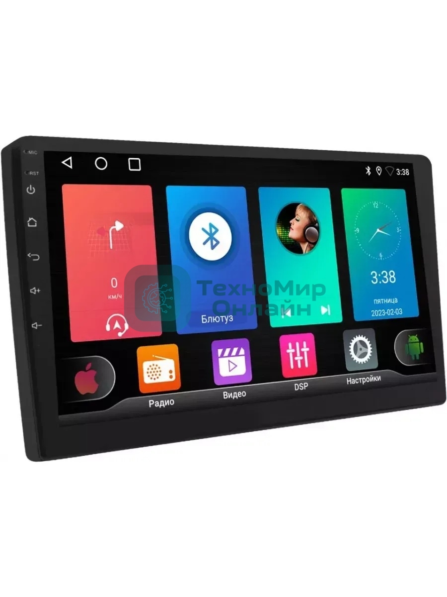 Автомагнитола ACV AD-9003, 2 DIN, 9