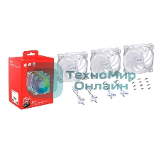 Комплект вентиляторов для корпуса ADATA XPG VENTO 120 ARGb PWM белый, 120 мм, 1850 об/мин, 21 дБ, 4 pin