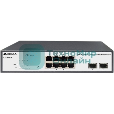 Коммутатор Origo OS2410P/120W OS2410P/120W/A1A 8x1 Гбит/с 2SFP 8PoE 120W настраиваемый