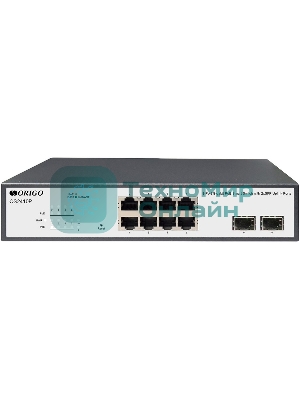 Коммутатор Origo OS2410P/120W OS2410P/120W/A1A 8x1 Гбит/с 2SFP 8PoE 120W настраиваемый