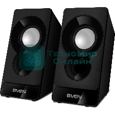 Акустическая система SVEN 300 2.0 черный 6Вт