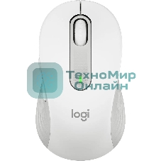 Мышь беспроводная Logitech Signature M650 белый, 4000 dpi, радиоканал, Bluetooth, USB, кнопки - 5