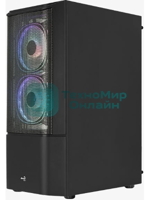 Корпус ATX Aerocool/Formula Quantum Mesh-G-BK-v3 4710562758580 черный, без БП, USB 3.0, 2*USB 2.0, HD Audio