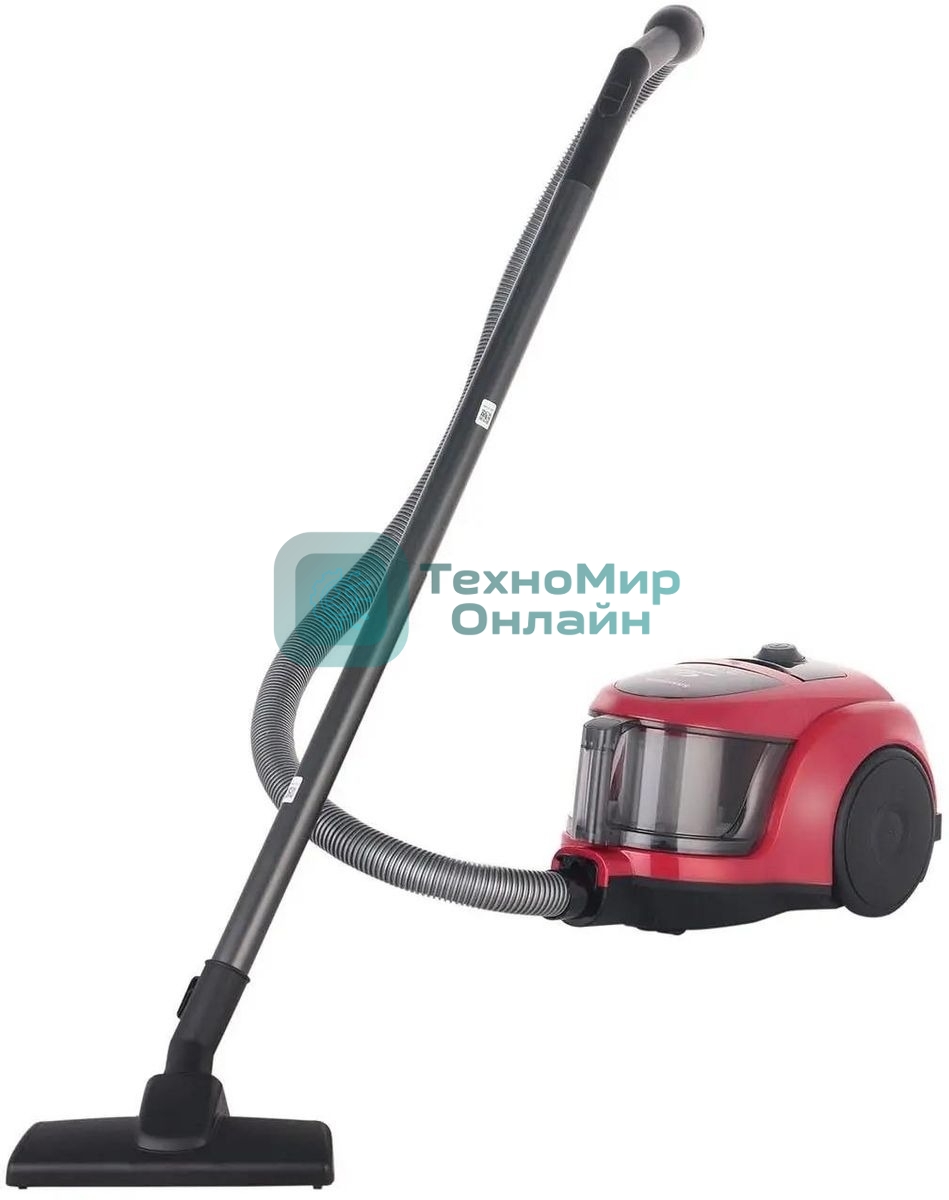 Пылесос Samsung VCC4520S3R/XEV красный, 350/1600 Вт, уборка сухая, пылесборник контейнер 1.3 л