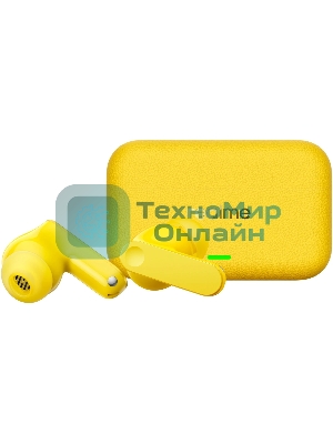 Наушники TWS Realme Buds T500 Pro желтый, внутриканальные, Bluetooth, активное шумоподавление, до 56 ч