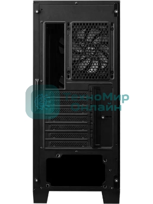 Компьютерный корпус MSI MAG Forge 321R Airflow черный без БП ATX 4x120мм 2xUSB 3.0 1xUSB3.1 audio bott PSU
