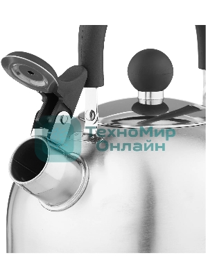 Чайник для плиты MALLONY MAL-039-MP 2.3 л матовый, со свистком (985605)