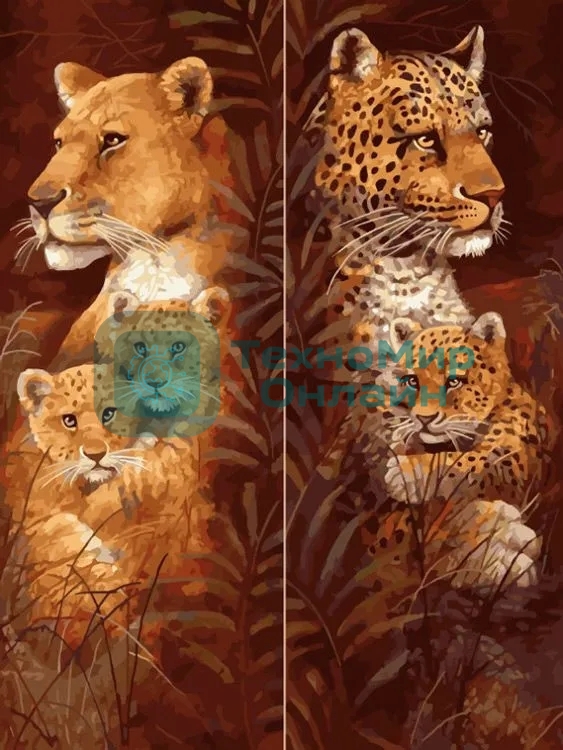 Картина по номерам БЕЛОСНЕЖКА 970-AS Оптическая иллюзия