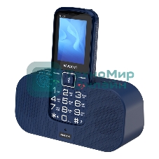 Мобильный телефон Maxvi RT-04 + док-станция, синий
