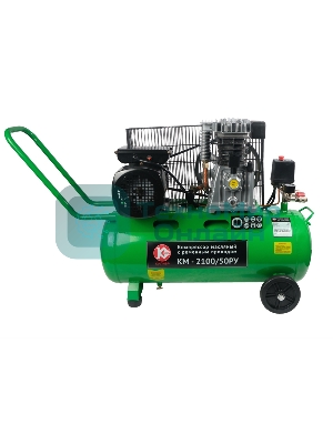 Компрессор ременной КАЛИБР КМ-2100/50РУ поршневой масляный, 2100 Вт, 275л/мин, 10 бар