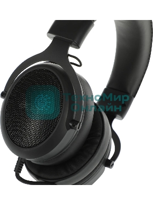 Гарнитура Acer AHW120 чёрный, проводная, USB, подсветка